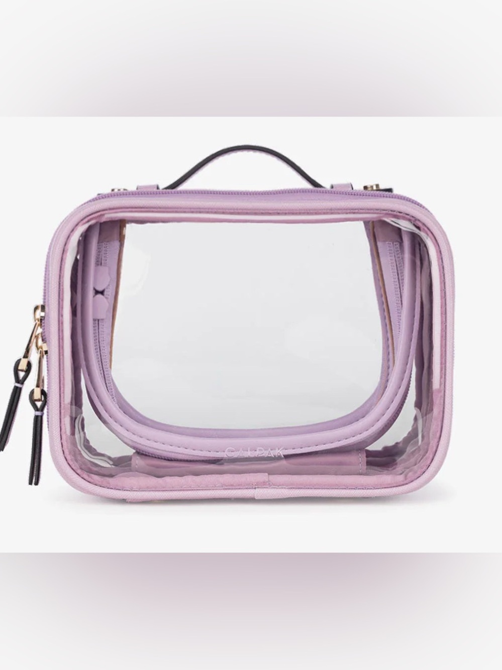 Calpak makeup organizer in lavender